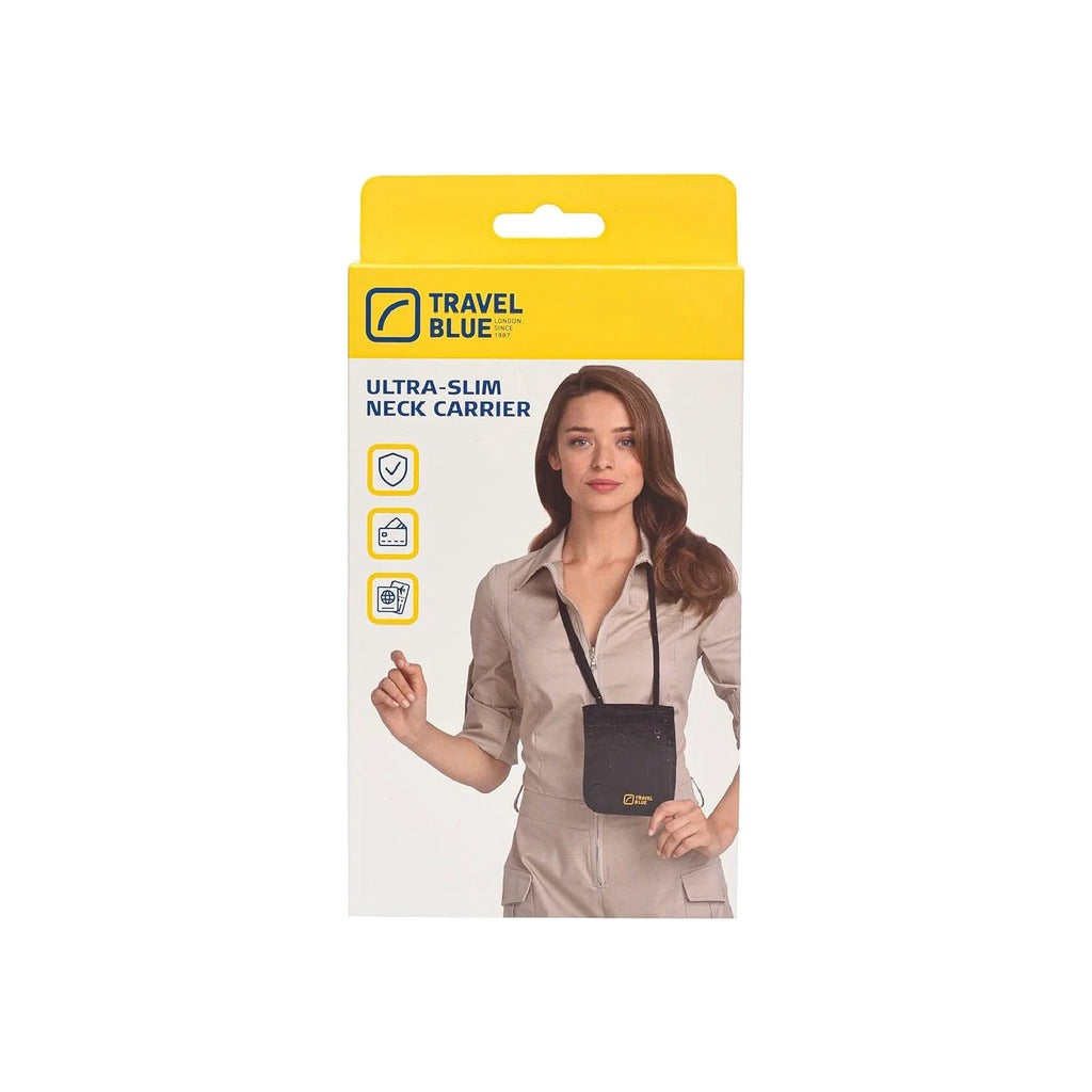 Ultra Slim Neck Carrier Travel Blue