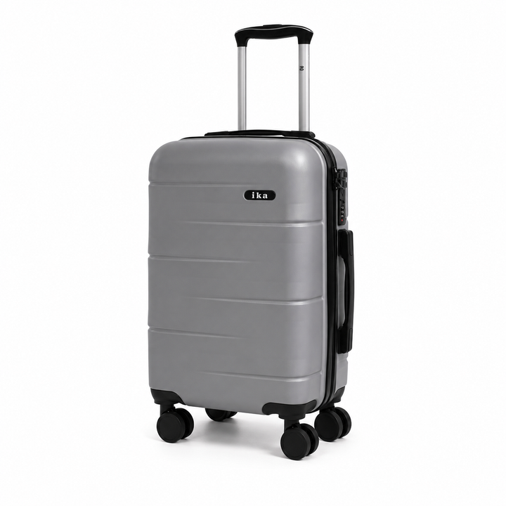 Mala De Viagem Pequena De Bordo 10 Kg ABS Venkon Cinza