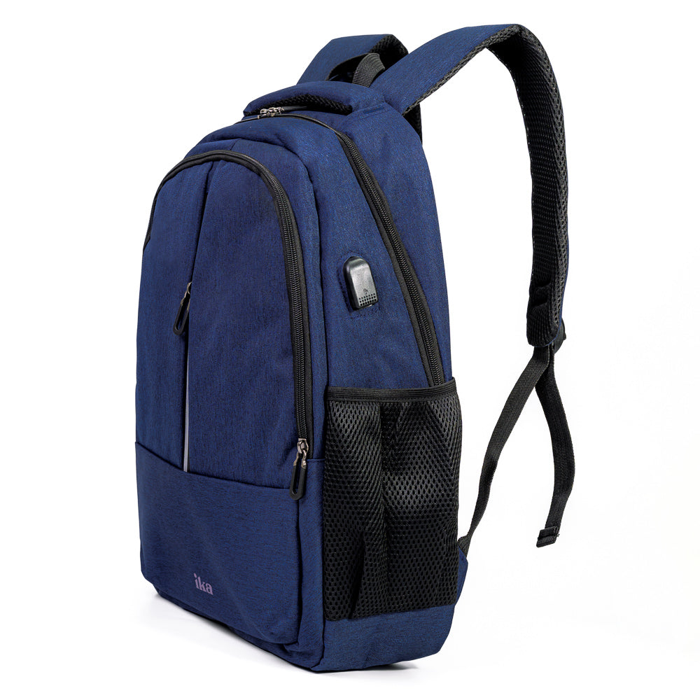 Mochila Executiva Porta notebook 15″ Com entrada USB Atos Azul
