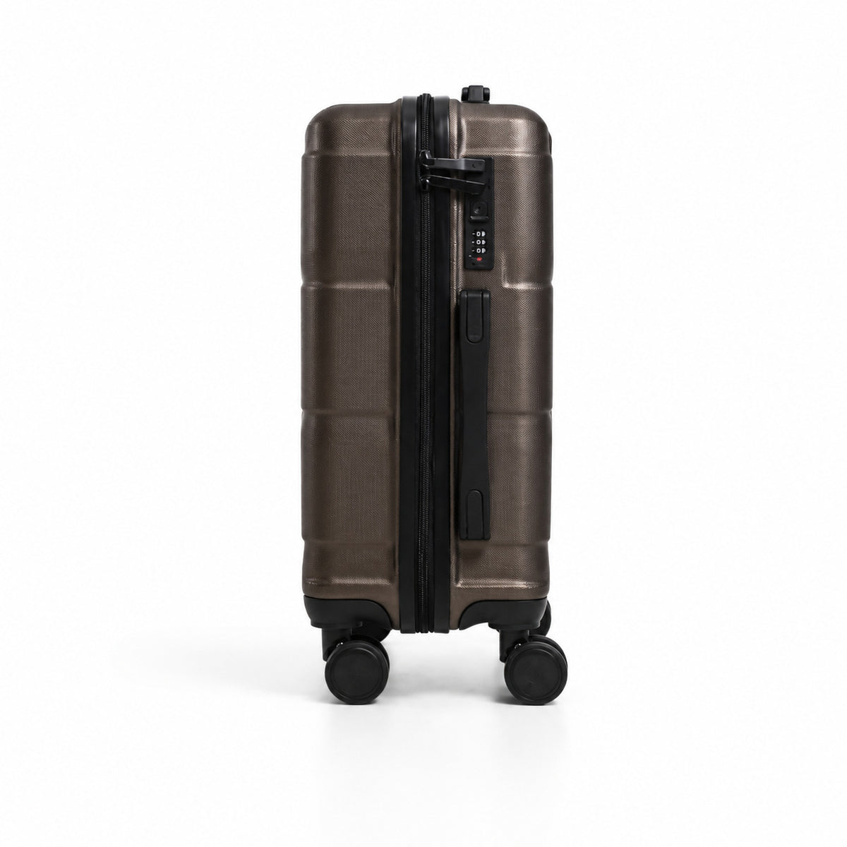Mala De Viagem Pequena De Bordo 10 Kg ABS Equipage Coffee