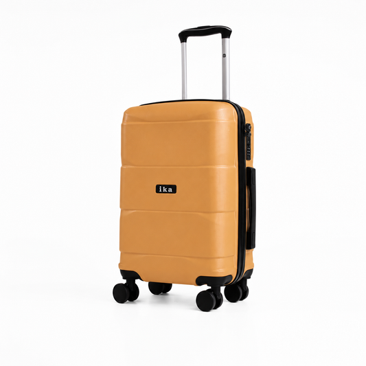 Mala De Viagem Pequena De Bordo 10 Kg ABS Equipage Champagne