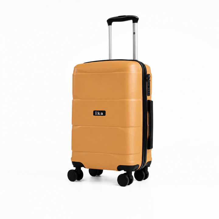 Mala De Viagem Pequena De Bordo 10 Kg ABS Equipage Champagne
