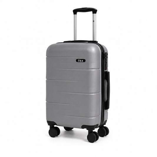Mala De Viagem Pequena De Bordo 10 Kg ABS Venkon Cinza