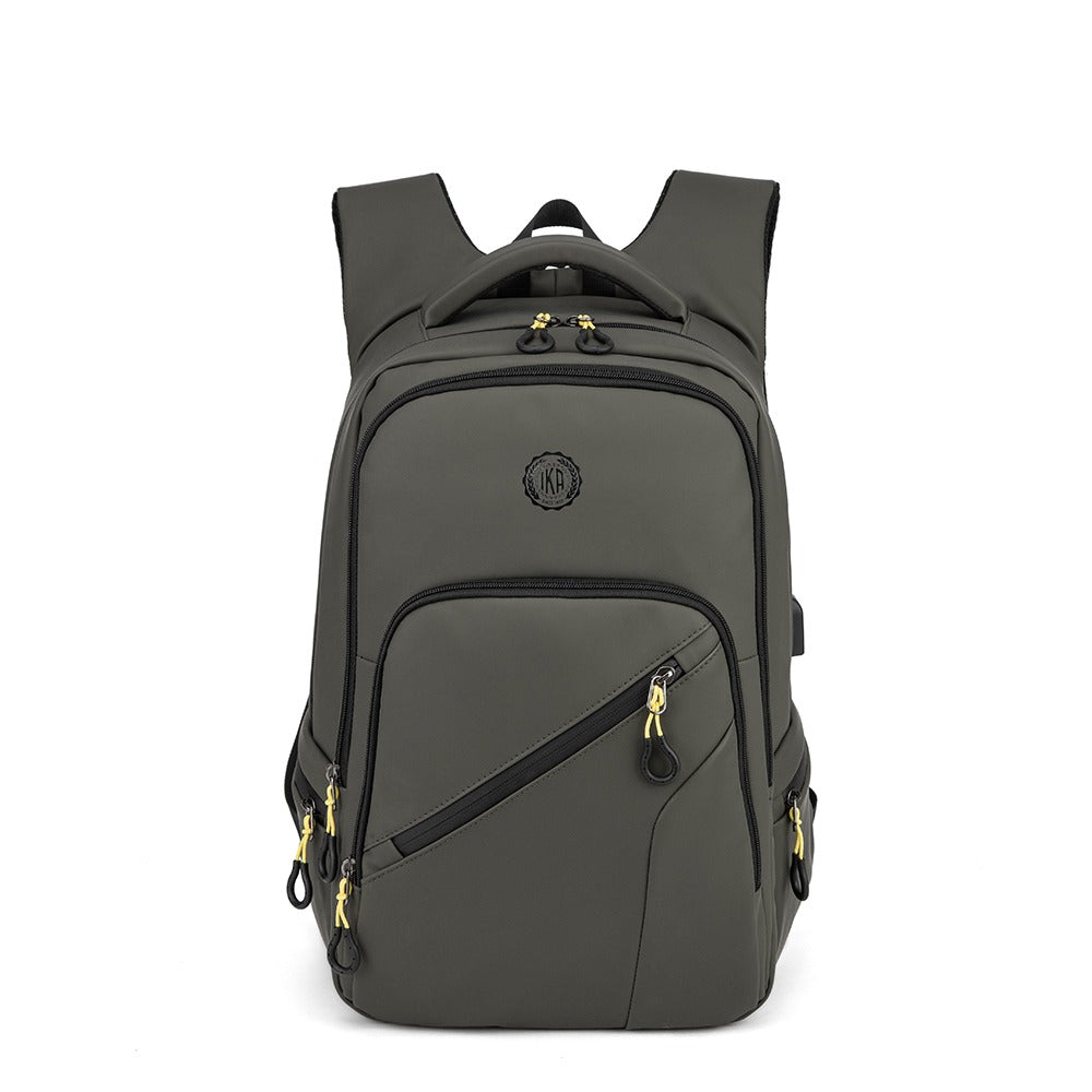 Mochila Executiva Escolar Com divisória Para Notebook Com entrada Usb Rubber Verde