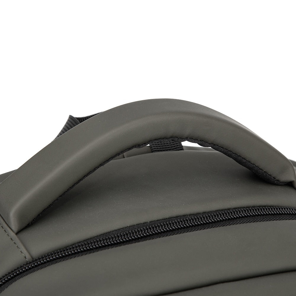 Mochila Executiva Escolar Com divisória Para Notebook Com entrada Usb Rubber Verde