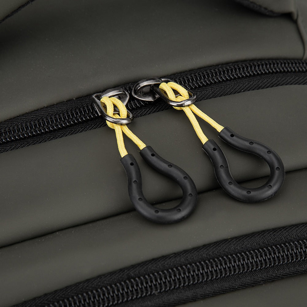 Mochila Executiva Escolar Com divisória Para Notebook Com entrada Usb Rubber Verde
