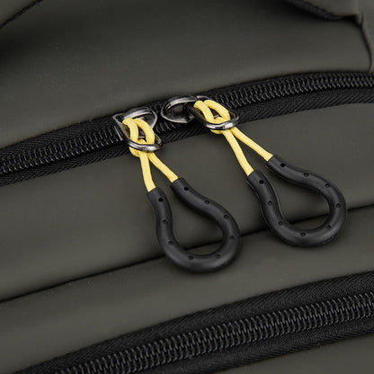 Mochila Executiva Escolar Com divisória Para Notebook Com entrada Usb Rubber Verde