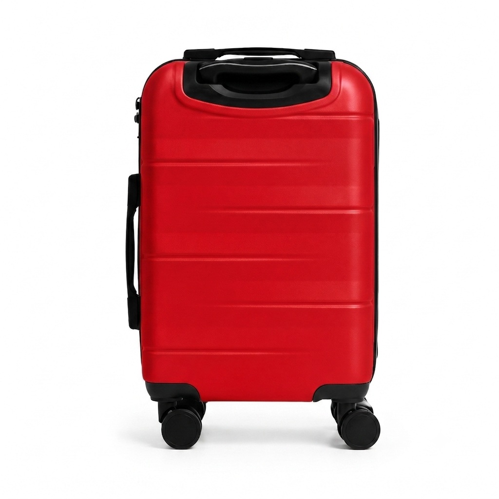 Mala De Viagem Pequena De Bordo 10 Kg ABS Venkon Vermelha