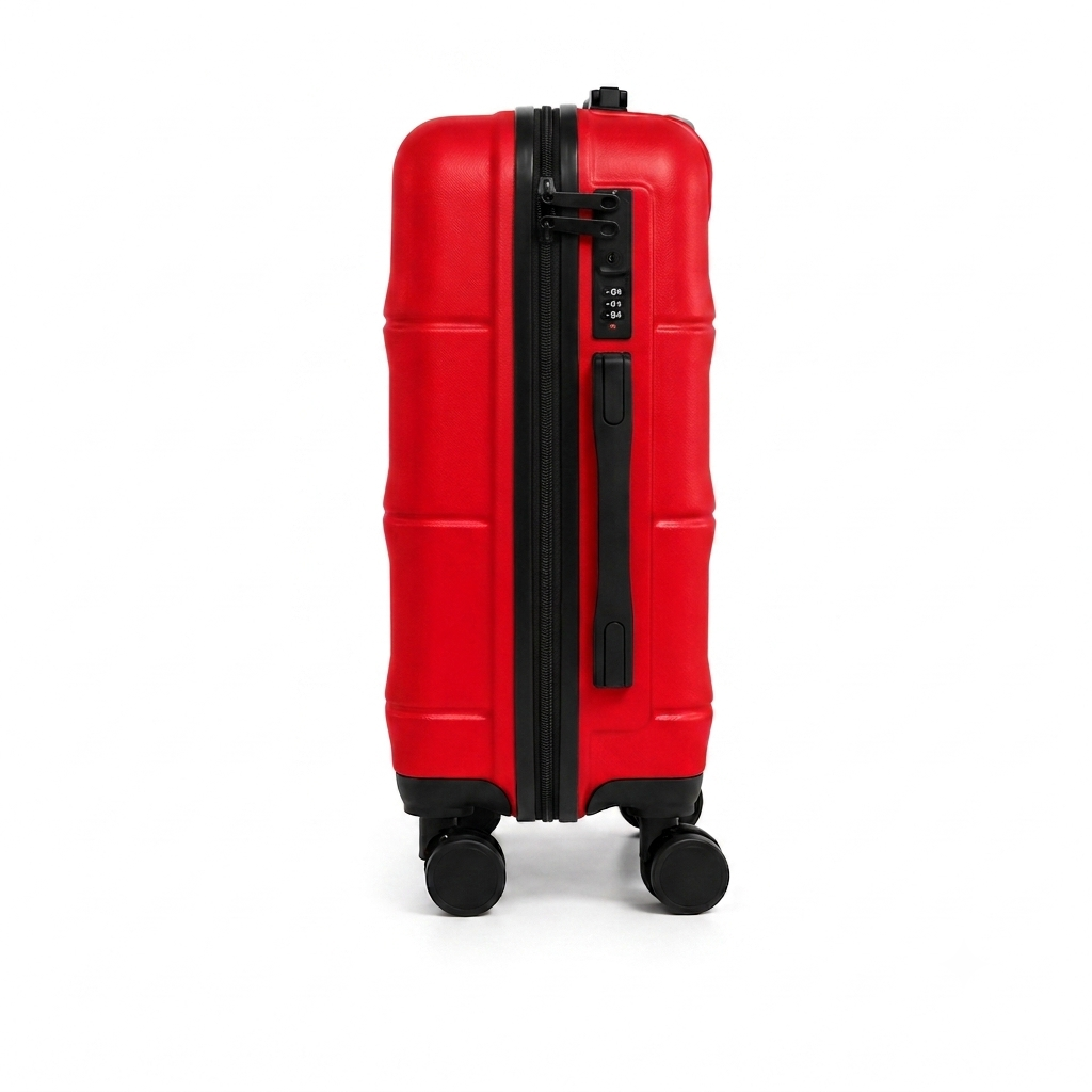 Mala De Viagem Pequena De Bordo 10 Kg ABS Venkon Vermelha