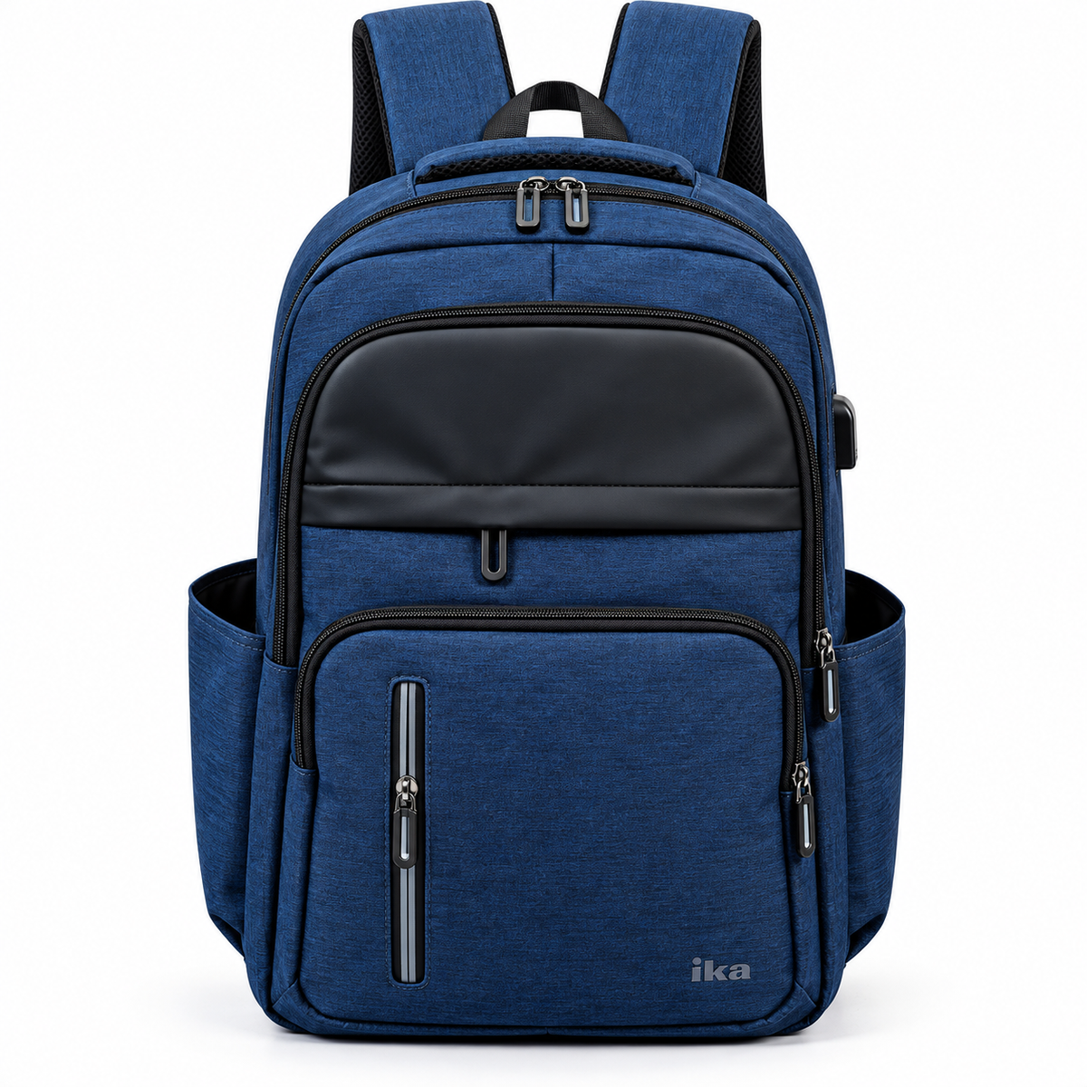 Mochila Executiva Escolar Porta notebook 15″ Com entrada USB Pacto Azul