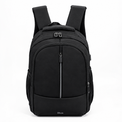 Mochila Executiva Porta notebook 15″ Com entrada USB Atos Preta