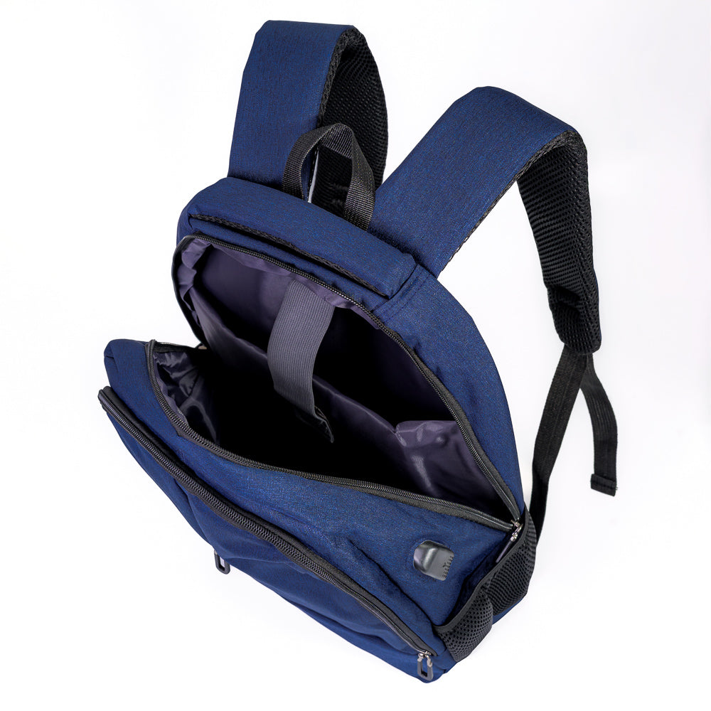 Mochila Executiva Porta notebook 15″ Com entrada USB Atos Azul