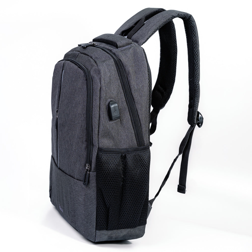 Mochila Executiva Porta notebook 15″ Com entrada USB Atos Cinza