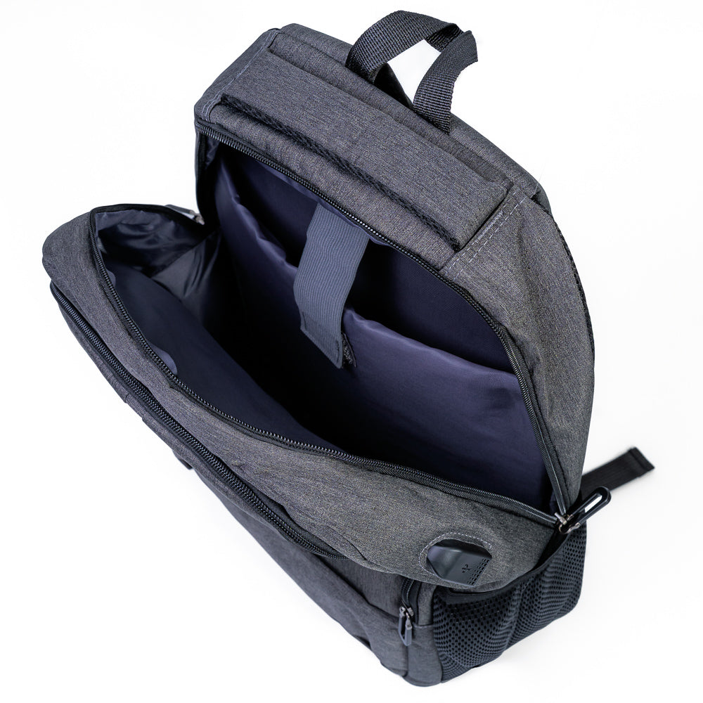 Mochila Executiva Porta notebook 15″ Com entrada USB Atos Cinza