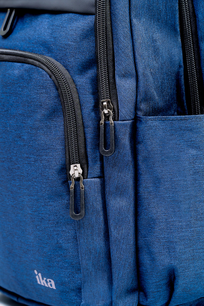 Mochila Executiva Escolar Porta notebook 15″ Com entrada USB Pacto Azul